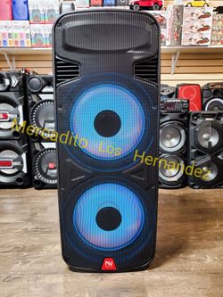 Bluetooth Speaker 💥NUTEK TS-70215💥HD AUDIO💥7000W💥DUAL 15" Woofers