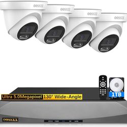 5MP Definition Full HD Wired Security Camera System Outdoor Home Video Surveillance Cameras CCTV Camera Security System Outside Surveillance Video Equ