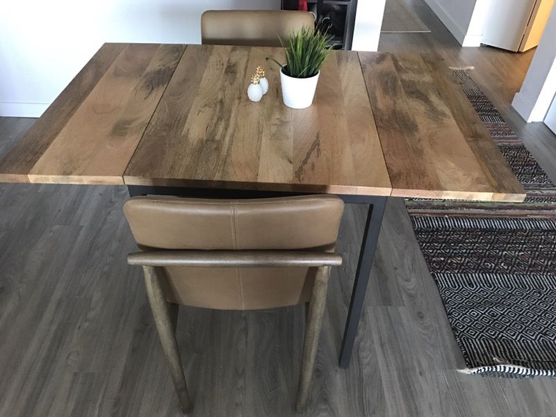 West Elm Box Frame Drop Leaf Expandable Table for Sale in