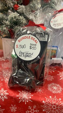 BUNDLE DEAL Xbox Series X & 3 Xbox Games