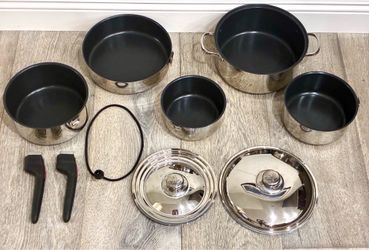 Magma 10-Piece Nesting Cookware Set - Nonstick, Stainless Steel