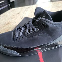 Brand New Jordan 3 Black Cat 11.5 
