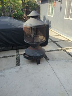 Vintage Fire. Pit, Black