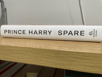 Spare Prince Harry book