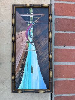 Framed Tropical Beach Wall