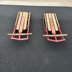 Vintage Flexible Flyer III Sleds