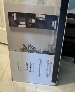 Brand New 5-Shelf Bookcase – Never Opened! 📚