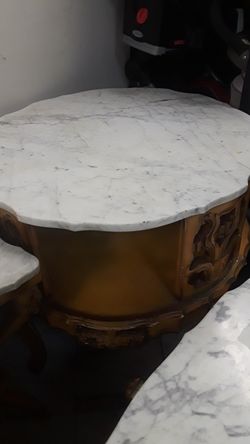 Marble top table