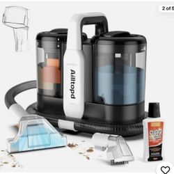 AILLTOPD PORTABLE CARPET & UPHOLSTERY SPOT CLEANER, POWERFUL SUCTION 