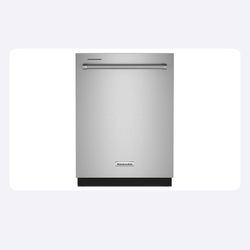 Kitchenaid FREEFLEX With Third Rack Top Control 24-in Built-in  Dishwasher Third Rack (Stainless Steel With Print shield Finish),  44-dBA