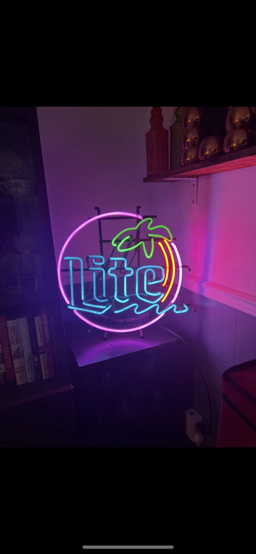 Vintage Miller Lite Neon Sign