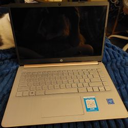 HP Intel Celeron 64gb 14 Inch Screen 4gb Ram Rose Gold