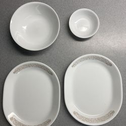 Vintage - Corelle Woodland Brown Pattern