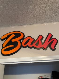 “Bash” Decorative Wooden Wall Art