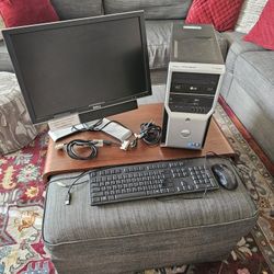 Desktop Computer, Monitor, Keyboard