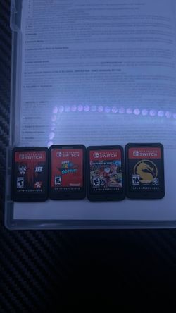 Selling 4 Nintendo Games (Taking Best Offers)