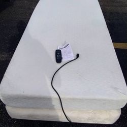 Mechanical Twin Bed Frame & Mattress 