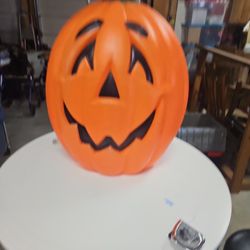 Vintage 24" Pumpkin Blow Mold