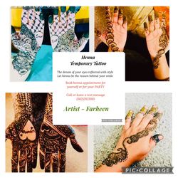 Henna / Temporary Tattoo Artist 