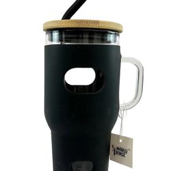 40 oz Black Travel Cup