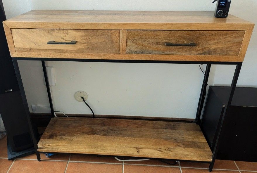 Mango Wood Console Table