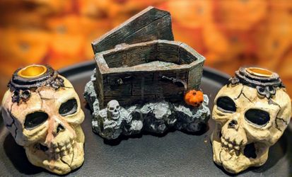 🎃 🕯️HALLOWEEN CANDLE HOLDER SET 🕯️🎃 