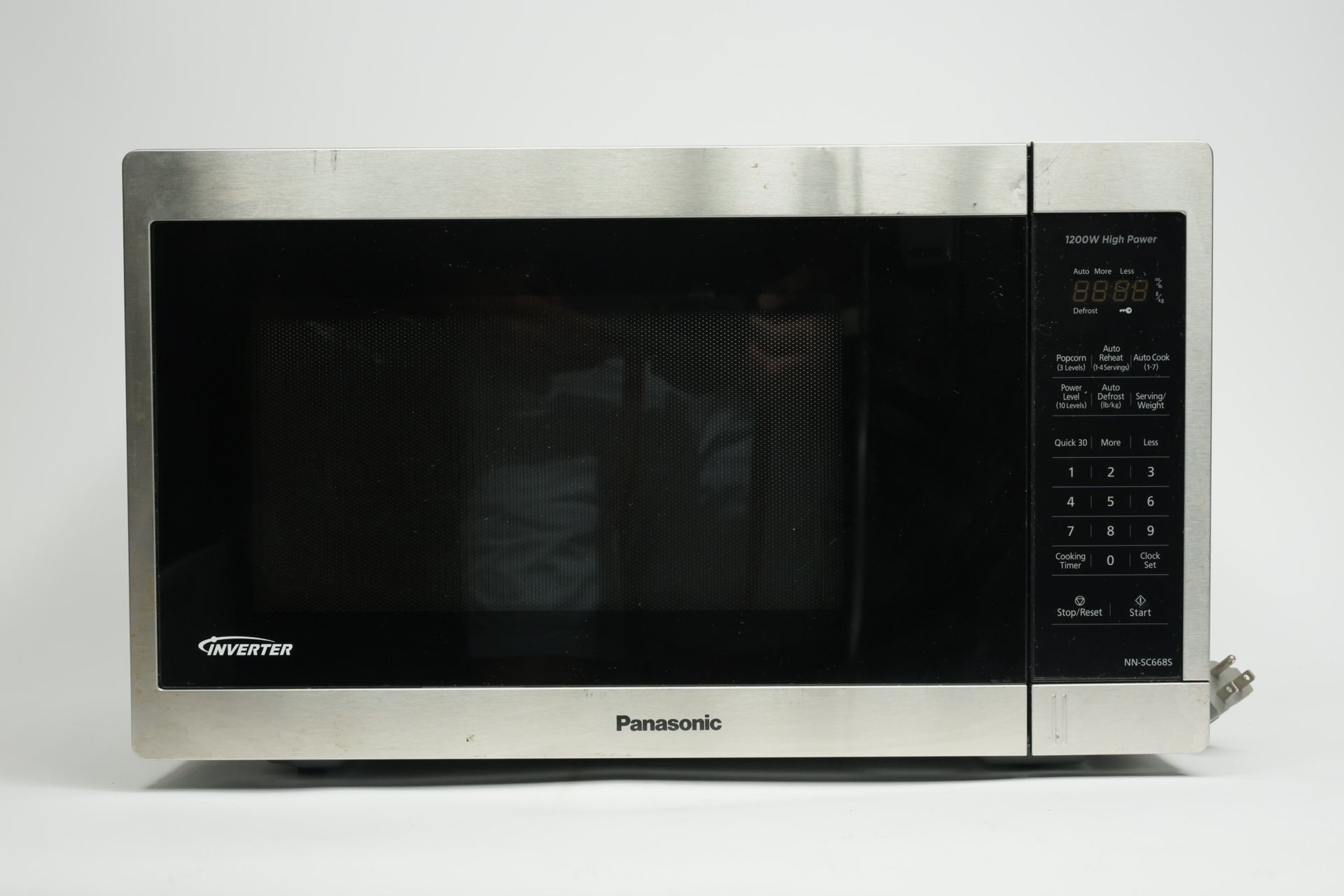 Panasonic 1.3CuFt Stainless Steel Countertop Microwave Oven NN-SC668S