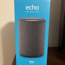 Echo Smart Speaker With Alexa 