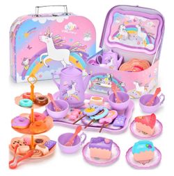 Magic Unicorn Kids Tea Party Play Set