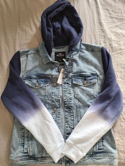 New size large hollister jean jacket