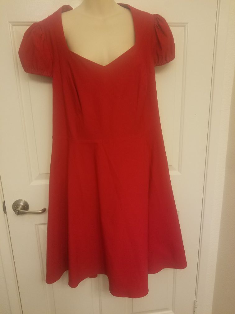 Torrid red Valentine's retro pin-up swing dress 18 2xl for Sale in ...