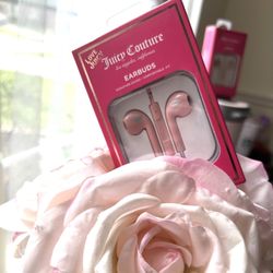 Juicy Couture Pink Earbuds 