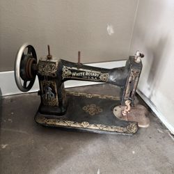 White Rotary Vintage Sewing Machine