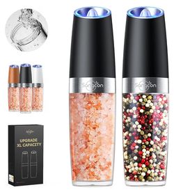 For Sale.... Sangcon Gravity electric salt and pepper grinder set.