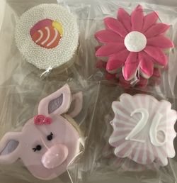 Birthday custom sugar cookies