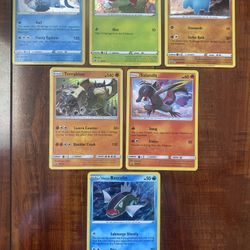Pokemon SWSH Sword & Shield Black Star Promo Cosmos Holo Lot of 6 HP/Damaged