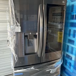 LG 36 Inch Counter Depth Smart French Door Refrigerator