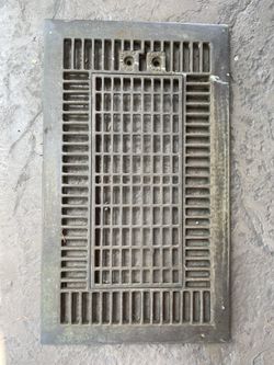Cast Iron Heater Grate 29x17 Vent Register Heavy Vintage $120