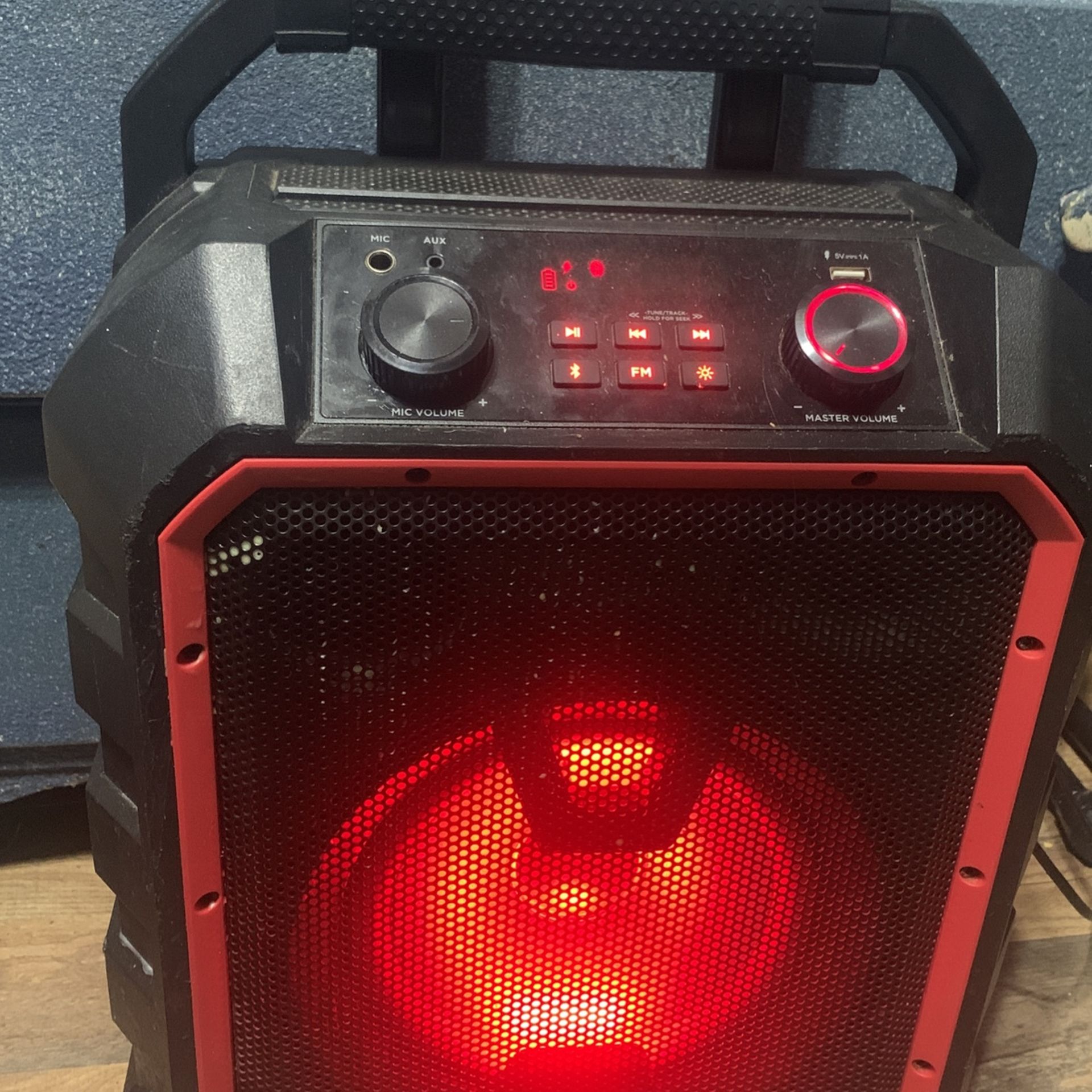 Black web Party Speaker 8” Subwoofer With 1” Tweeter