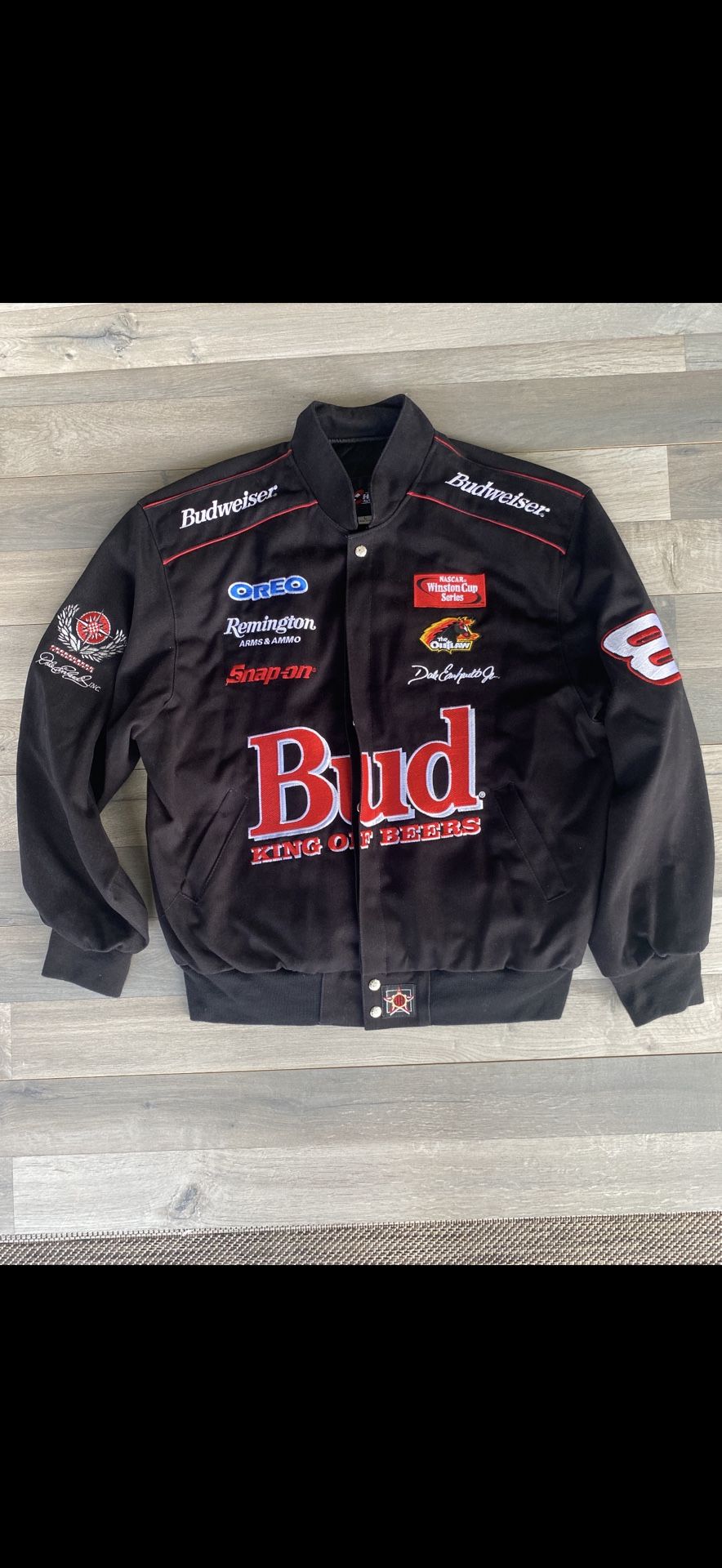 NASCAR Dale Earnhardt Jr. Budweiser jacket Size Large