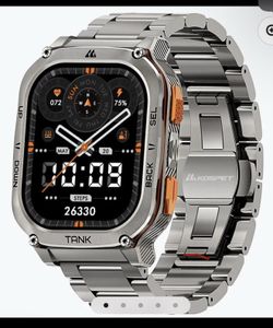 KOSPET Tank M3 Ultra Smart Watch GPS 6 Satellites 5ATM/IP69K Waterproof Silver