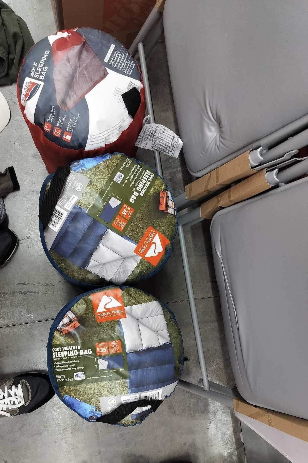 3 Glaciers Edge Sleeping Bags  - BRAND NEW - 