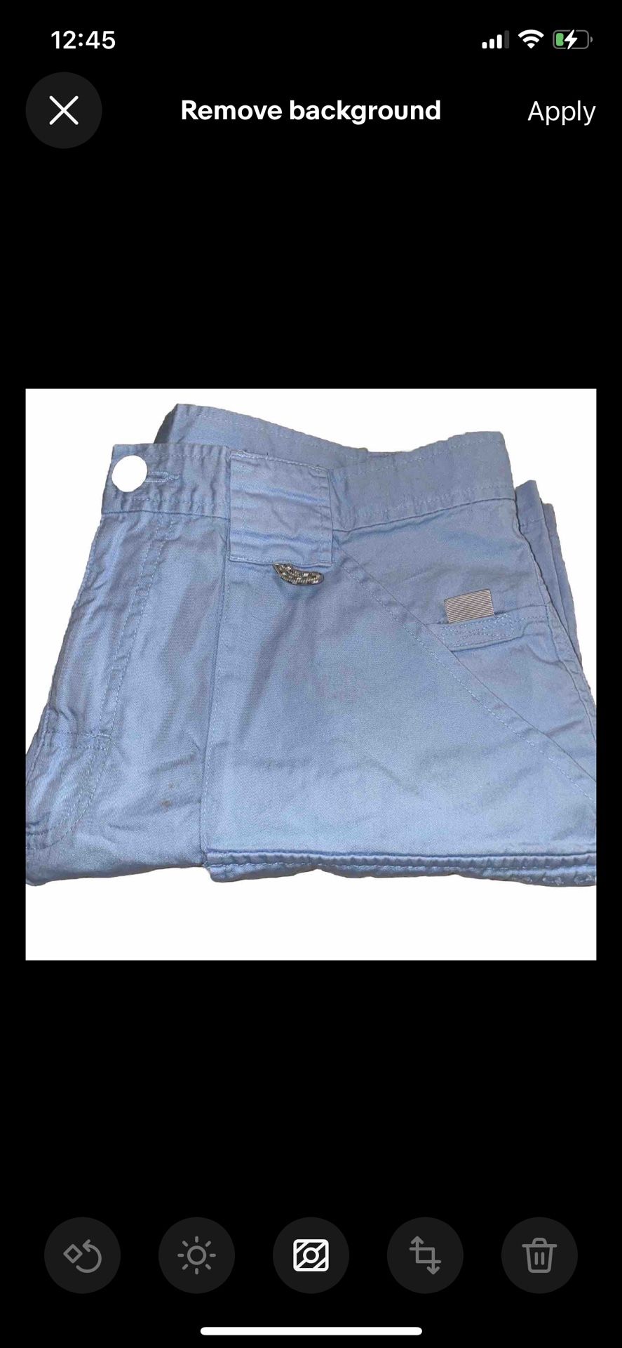 Columbia PFG Shorts Size 32 Light Blue 01268