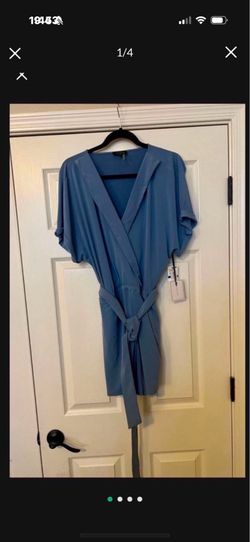 NWT dusty blue romper