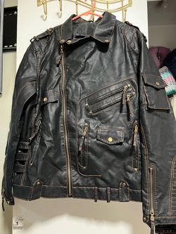 Leather jacket