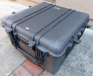 Used Pelican Case, Model 1640 with foam inserts for Sale in