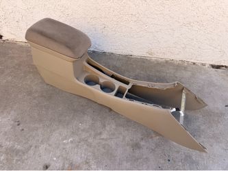 2003-2008 Toyota Corolla Center Console Arm Rest Storage Tan Or Brown Color OEM