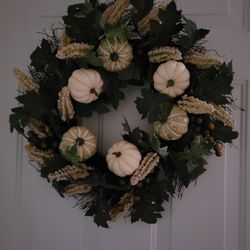 Fall Pumpkin Wreath