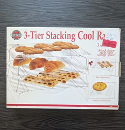 Cooling Rack - Baking - Cookies - 3-Tier Stacking - New