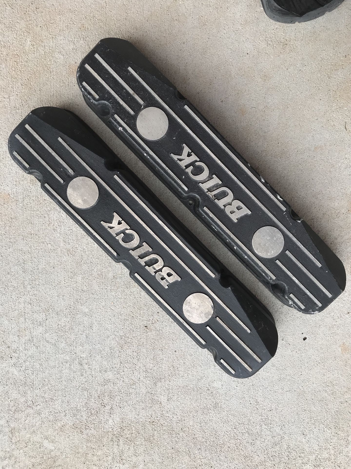 Poston aluminum valve covers for Buick 455